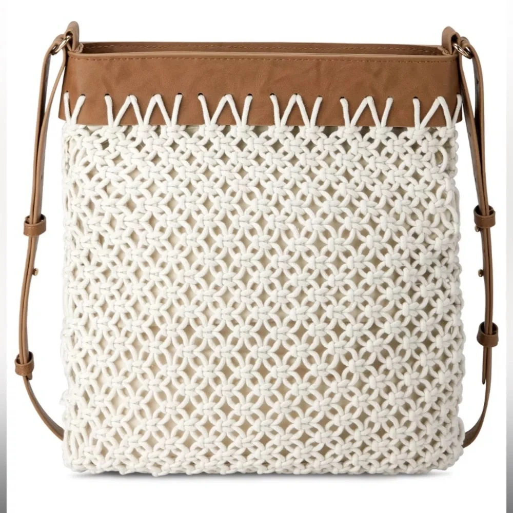 INC Macrame Crossbody